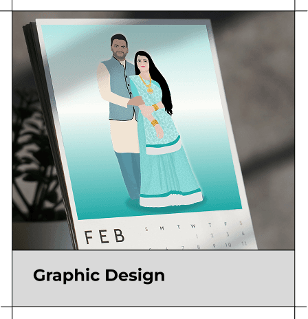 Illustrated calendar artwork