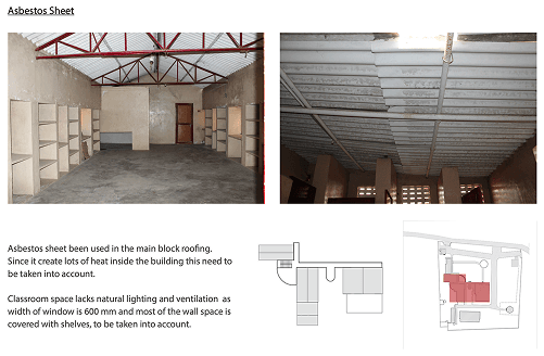 Existing asbestos roof study
